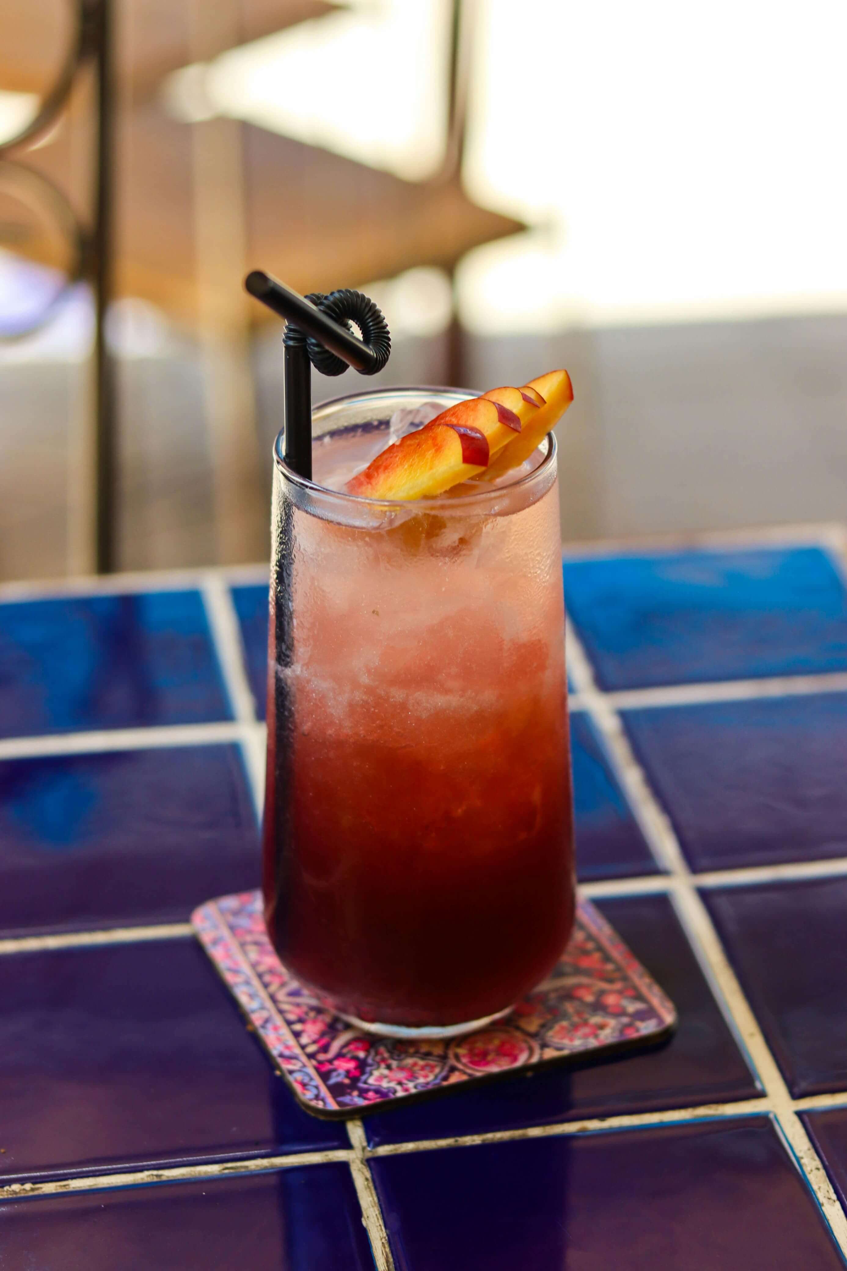 peach sorbet juice